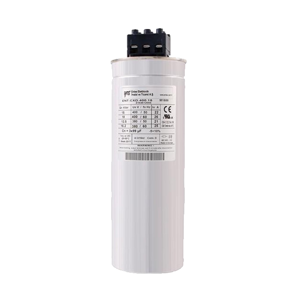 M3493 7,5 KVAR 400 V TRİFAZE KONDANSATÖR     ENTES