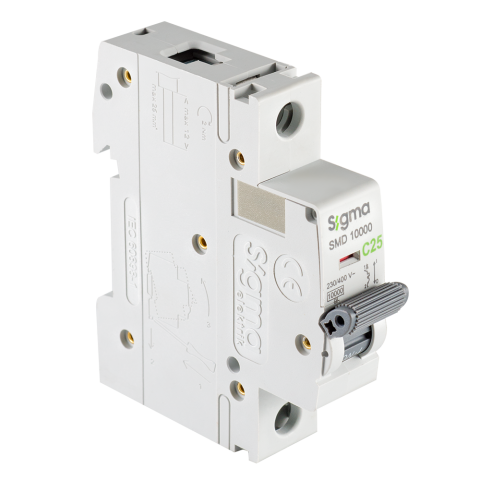 SMD10000 10kA 1P C25 OTOMATİK SİGORTA