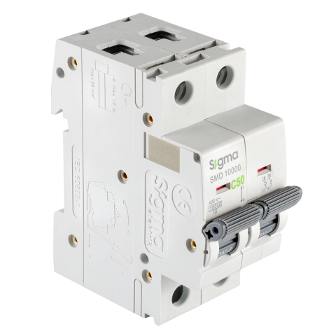SMD10000 10kA 2P C50  OTOMATİK SİGORTA