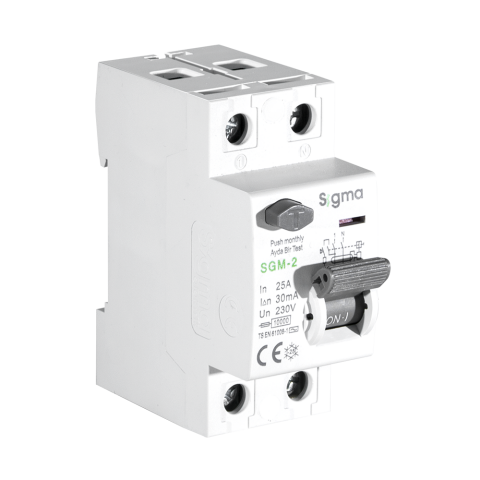SGM 2P 30mA 10 kA 25A KAÇAK AKIM KORUMA ŞALTERİ
