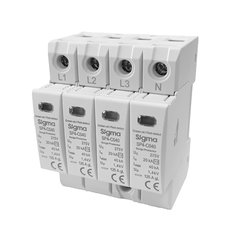 C Tipi 4P 40 kA AG Parafudr