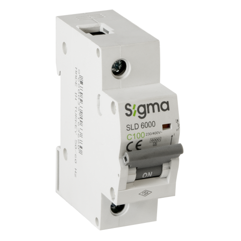 SLD6000 6kA 1P C100 OTOMATİK SİGORTA