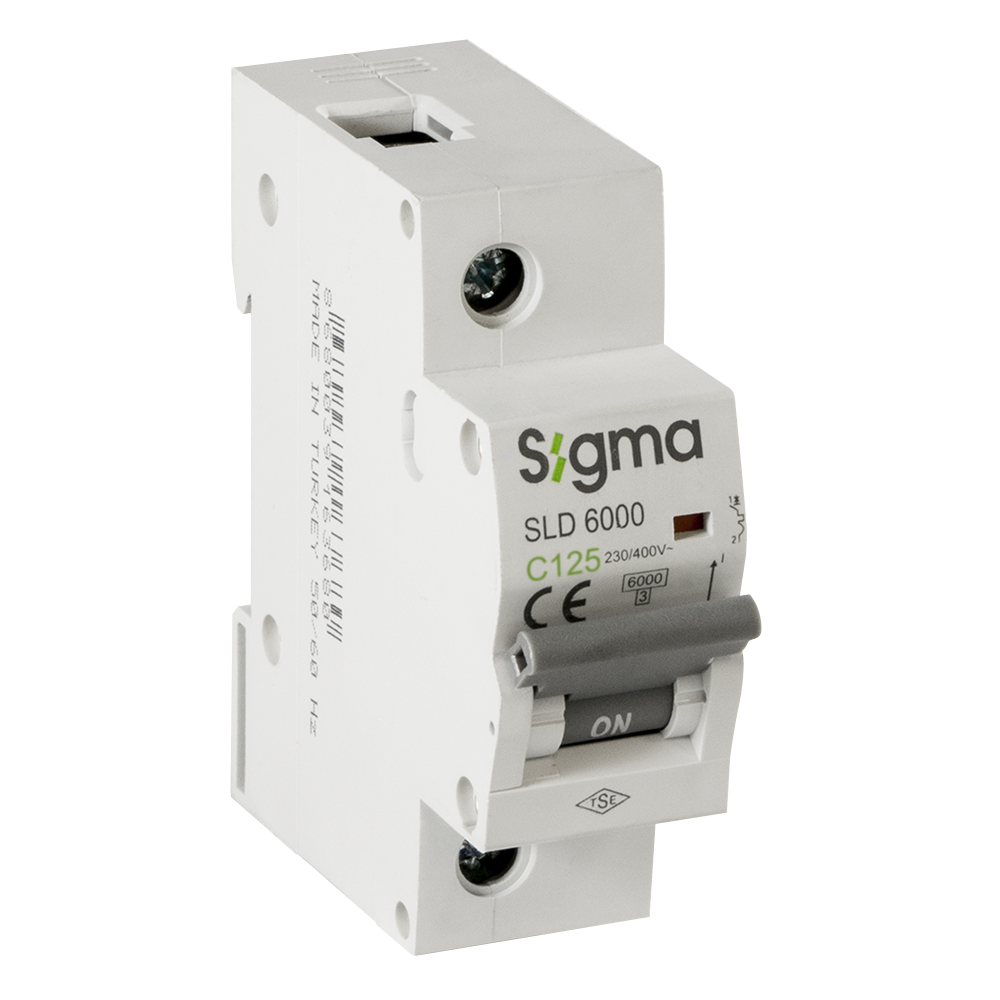 SLD6000 6kA 1P C125 OTOMATİK SİGORTA