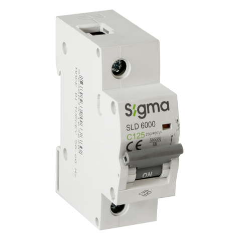 SLD6000 6kA 1P C125 OTOMATİK SİGORTA