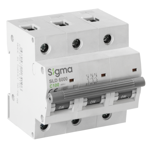 SLD6000 6kA 3P C100 OTOMATİK SİGORTA