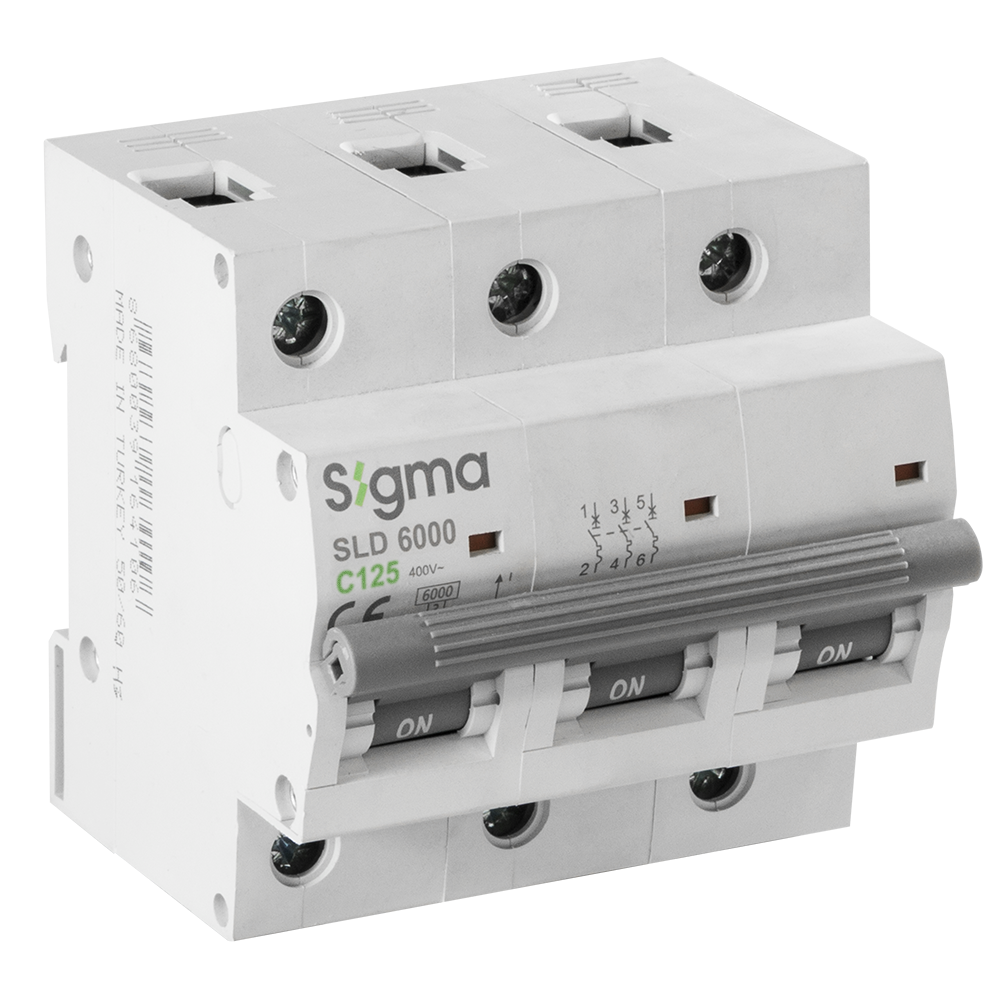 SLD6000 6kA 3P C80 OTOMATİK SİGORTA