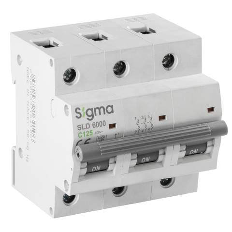 SLD6000 6kA 3P C80 OTOMATİK SİGORTA