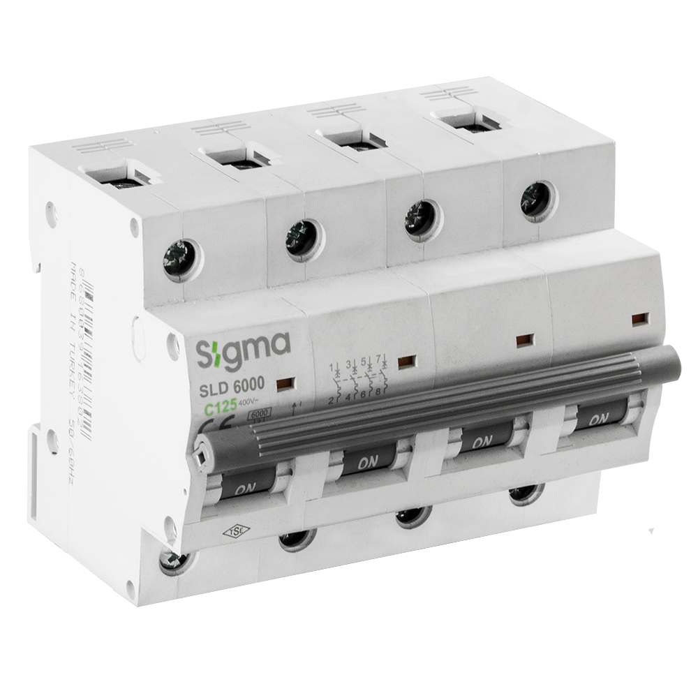 SLD6000 6kA 4P C100 OTOMATİK SİGORTA