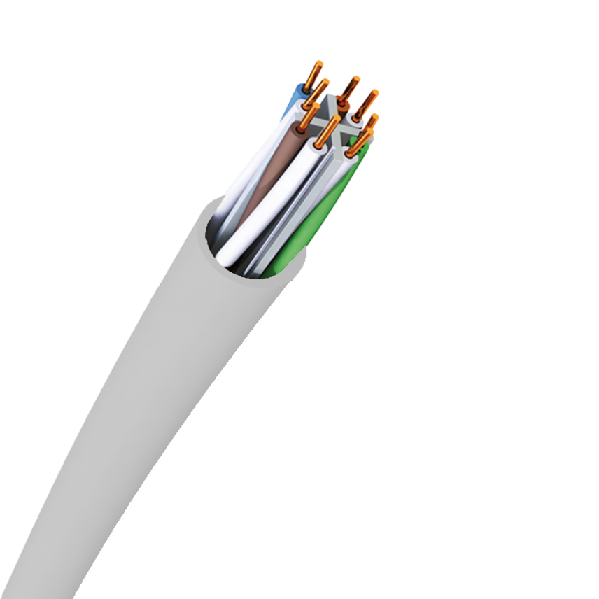 CAT6 UTP LSZH (HF)  500 lük GRİ