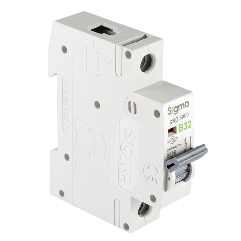 SND6000 6kA 1P B32 OTOMATİK SİGORTA