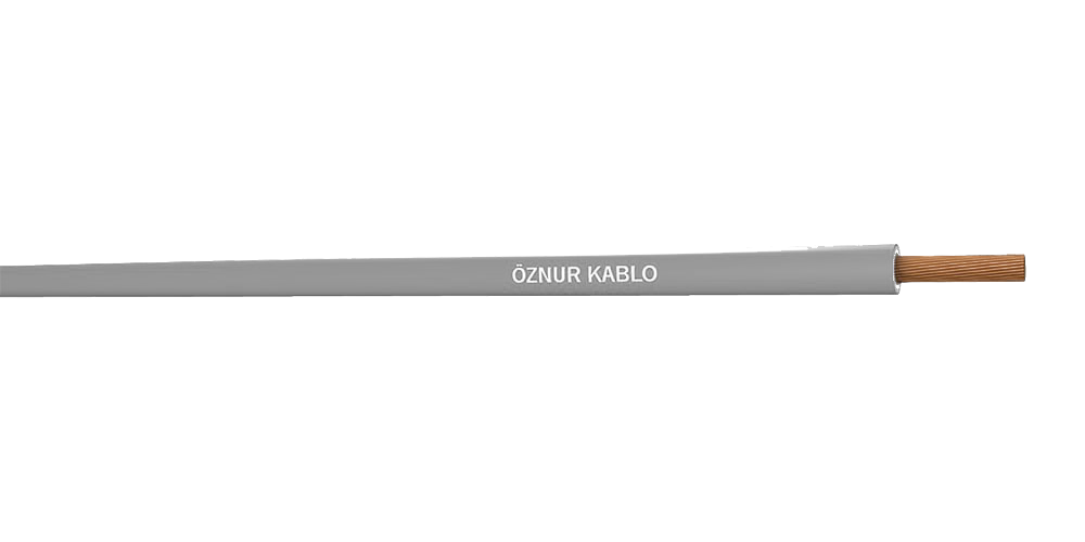 H05Z1-K 1.5     HF NYAF Gri Kablo - 100 metre