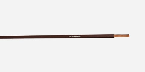 H05Z1-K 2.5     HF NYAF Kahve Kablo - 100 metre