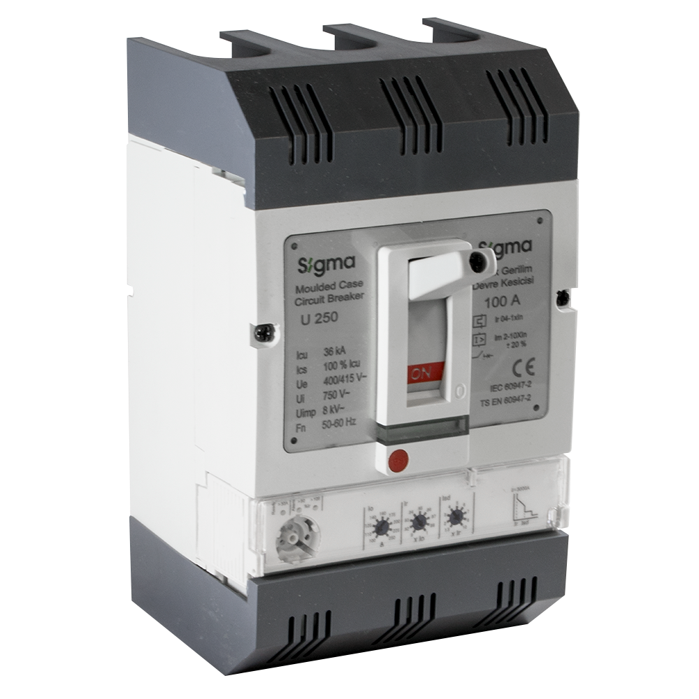 U1600 500-1250A 70KA 3P Elektr. Ayar. Komp. Şalter
