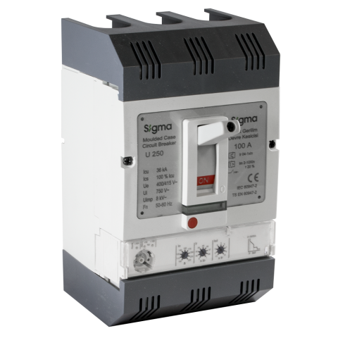 U1600 500-1250A 70KA 3P Elektr. Ayar. Komp. Şalter