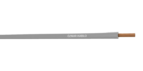 H05Z1-K 6        HF NYAF Gri Kablo - 100 metre