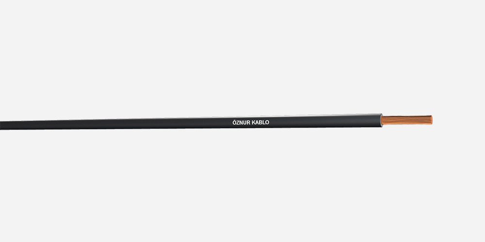 H05Z1-K 10      HF NYAF Siyah Kablo - 100 metre