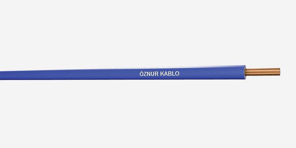 H07V-R 4      NYA  Mavi Kablo - 100 metre