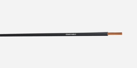 H07V-K 0,75  NYAF  Siyah Kablo - 100 metre
