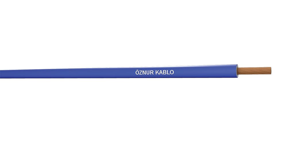 H07V-K 1,5   NYAF  Mavi Kablo - 100 metre