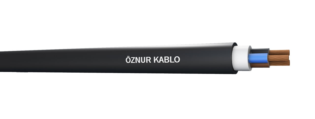 H05VV-F 2X0,75  TTR  Siyah Kablo - 100 metre