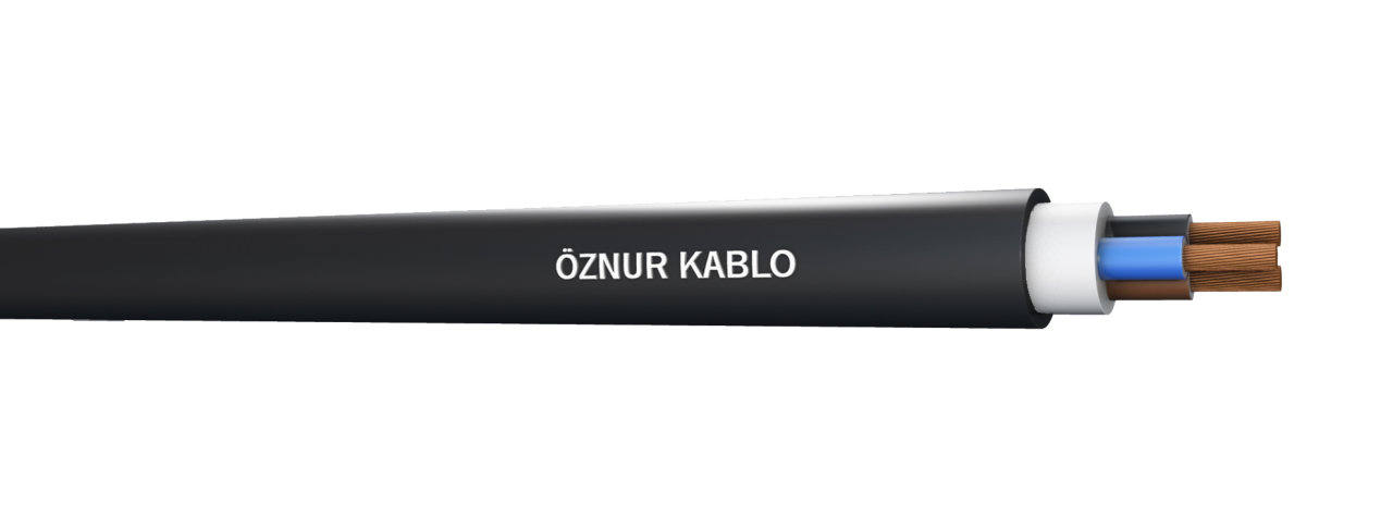 H05VV-F 4X1       TTR  Siyah Kablo - 100 metre