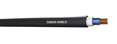 H05VV-F 4X4       TTR  Siyah Kablo - 100 metre