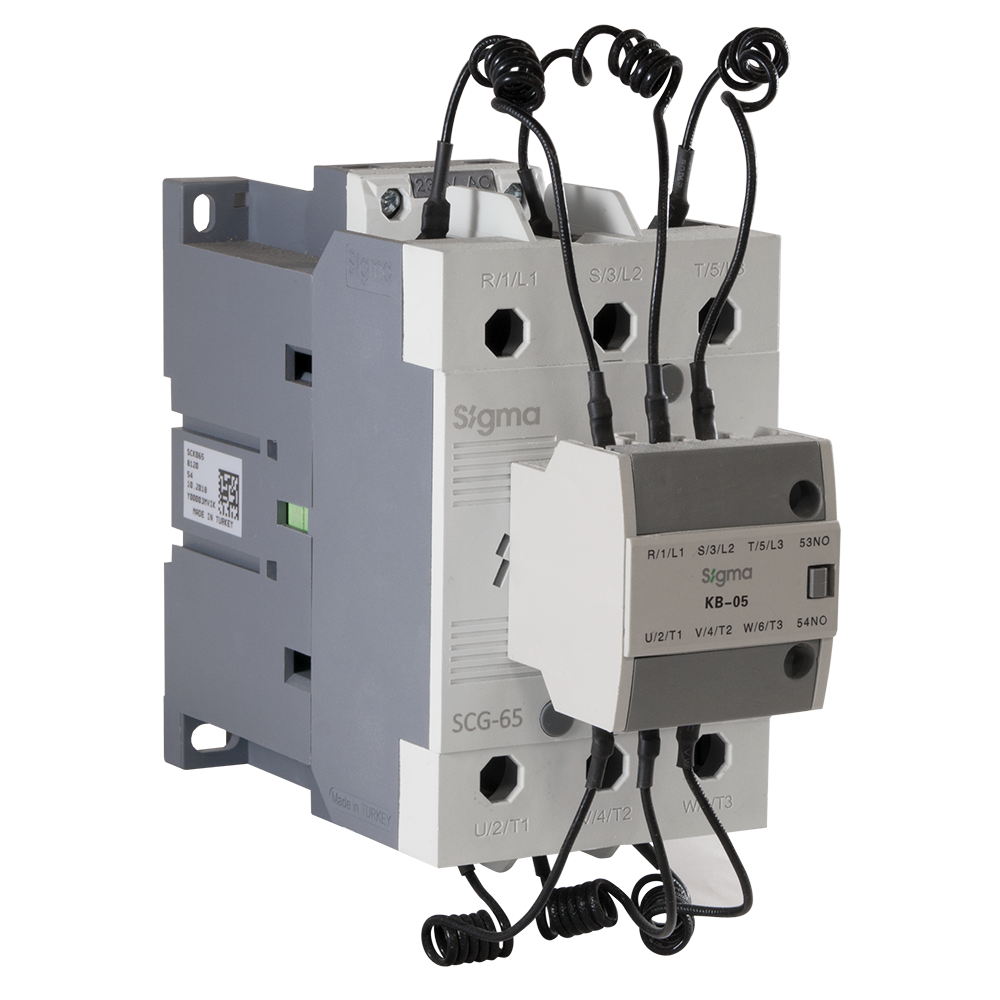 15 KvAR kompanzasyon kontaktörü AC 230 V SCK-15